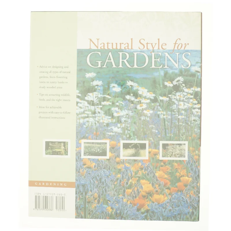 Natural Style for Gardens by Francesca Greenoak af Greenoak, Francesca (Bog)