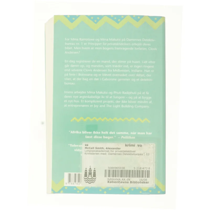 Limpopo akademiet for privat detektiver af Alexander McCall Smith (Bog)