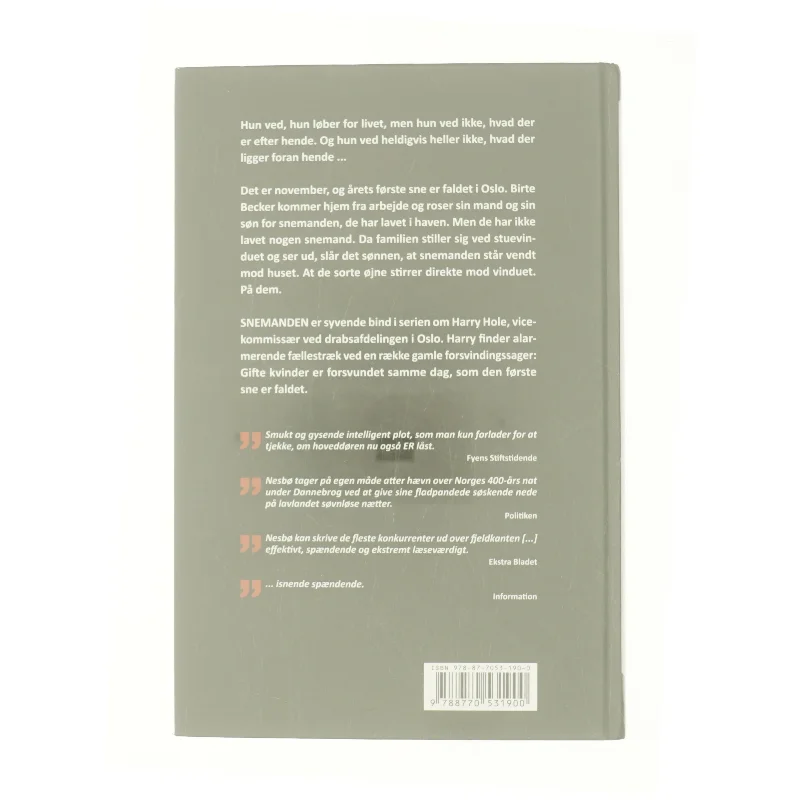 Snemanden af Jo Nesbø (Bog)