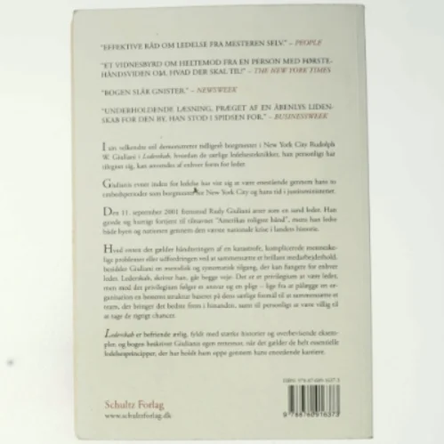 Lederskab (Bog) Rudolph W. Giuliani