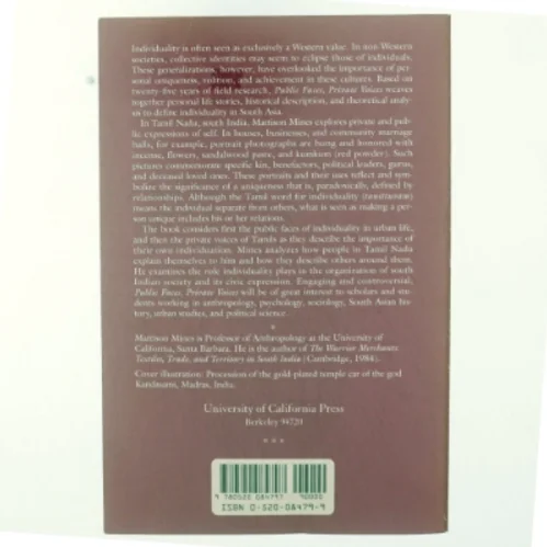 Public Faces, Private Lives af Mattison Mines (Bog)