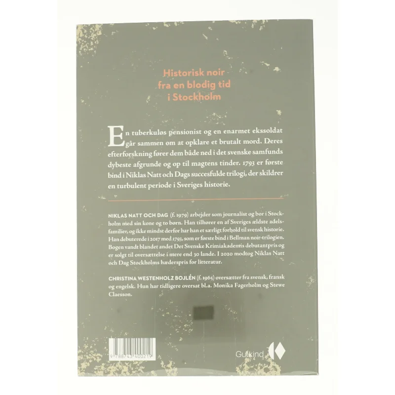 1793 af Niklas Natt och Dag (f. 1979) (Bog)