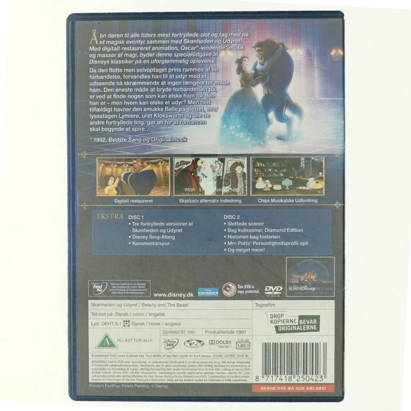 Skønheden og uhyret fra Walt Disney