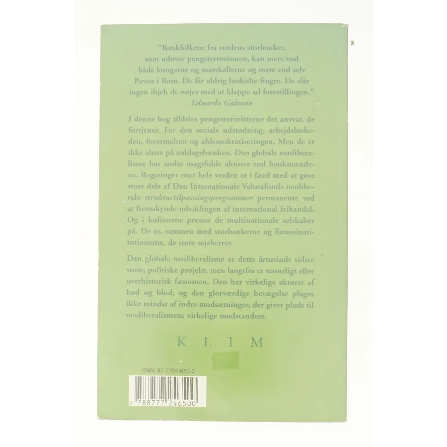 Frihandel og forbrydelser - om globalisering og politik af Samir Amin, Kenneth Haar og John Graversgaard