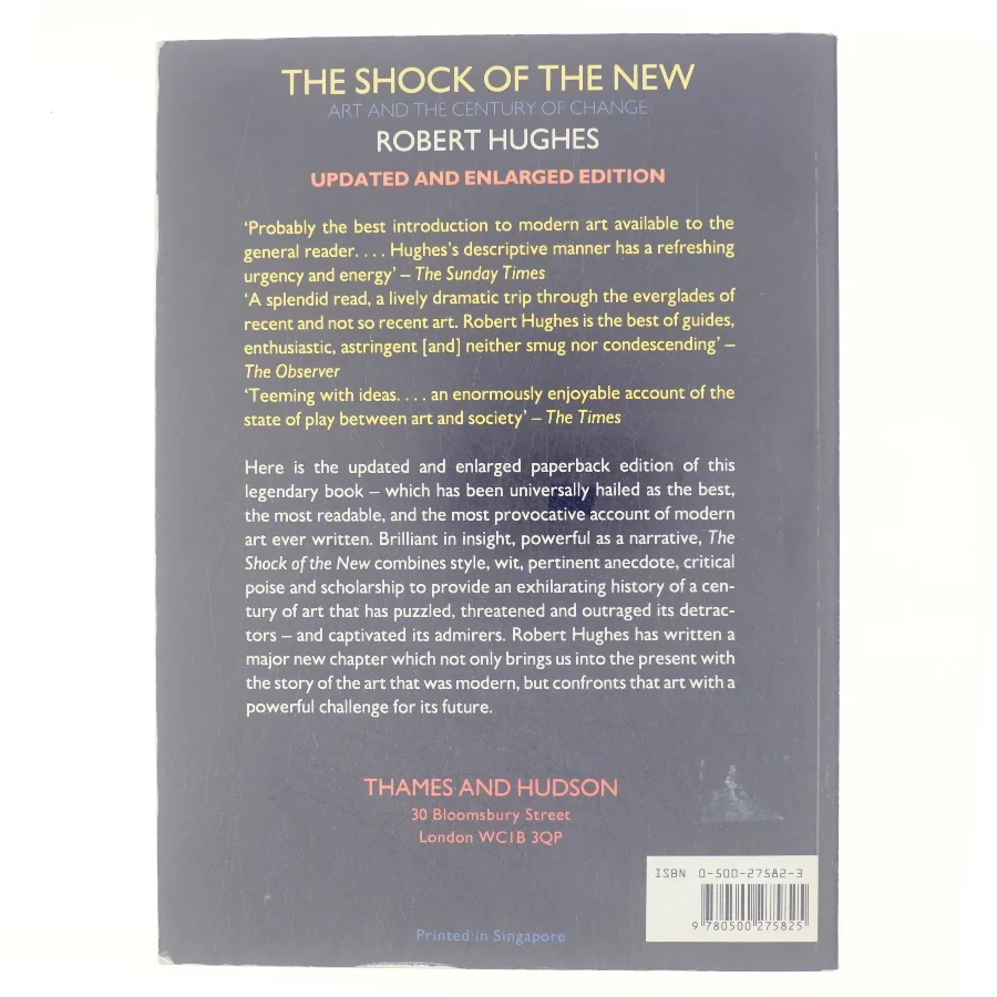 The Shock of the New af Robert Hughes (Bog)