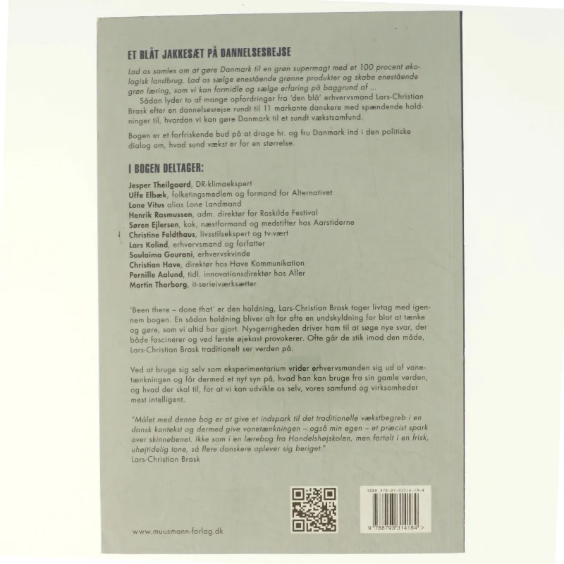 Vilje til forandring af Lars-Christian Brask (Bog)