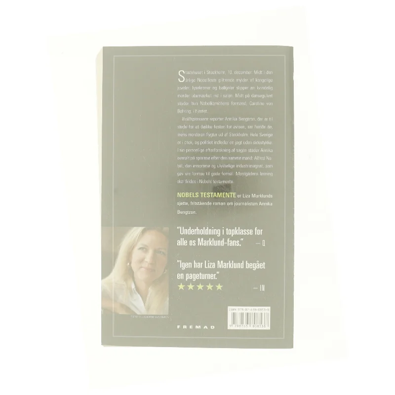 Nobels testamente af Liza Marklund (Bog)