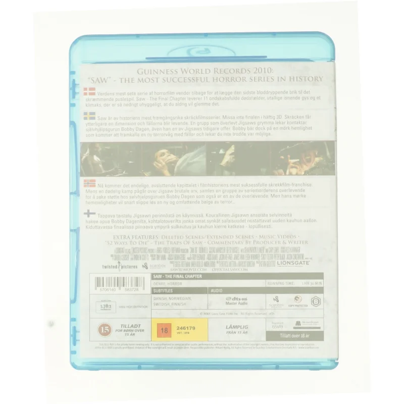 SAW 7 - 3D fra dvd