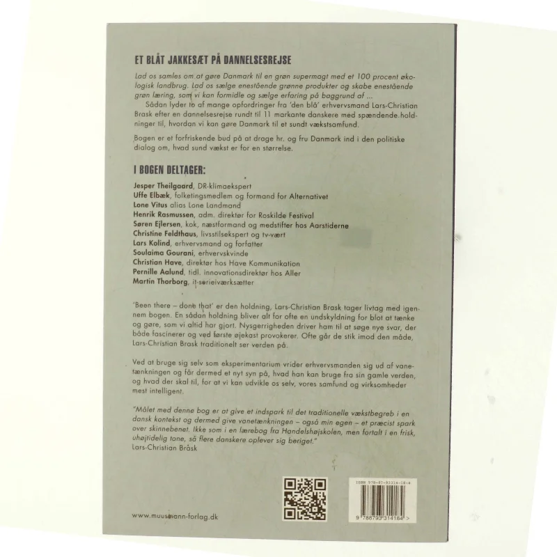 Vilje til forandring af Lars-Christian Brask (Bog)