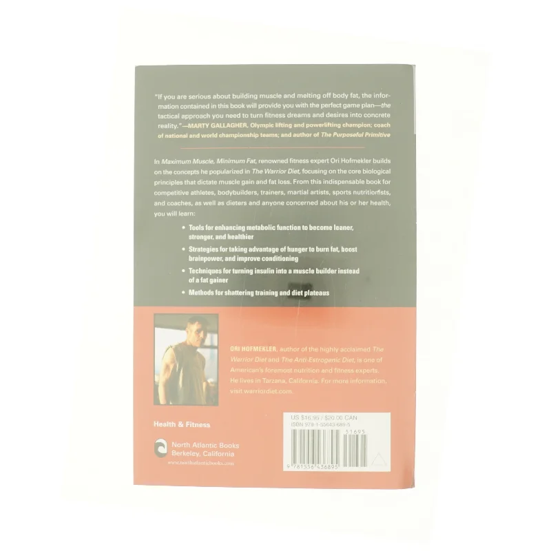 Maximum Muscle  Minimum Fat af Ori Hofmekler (Bog)