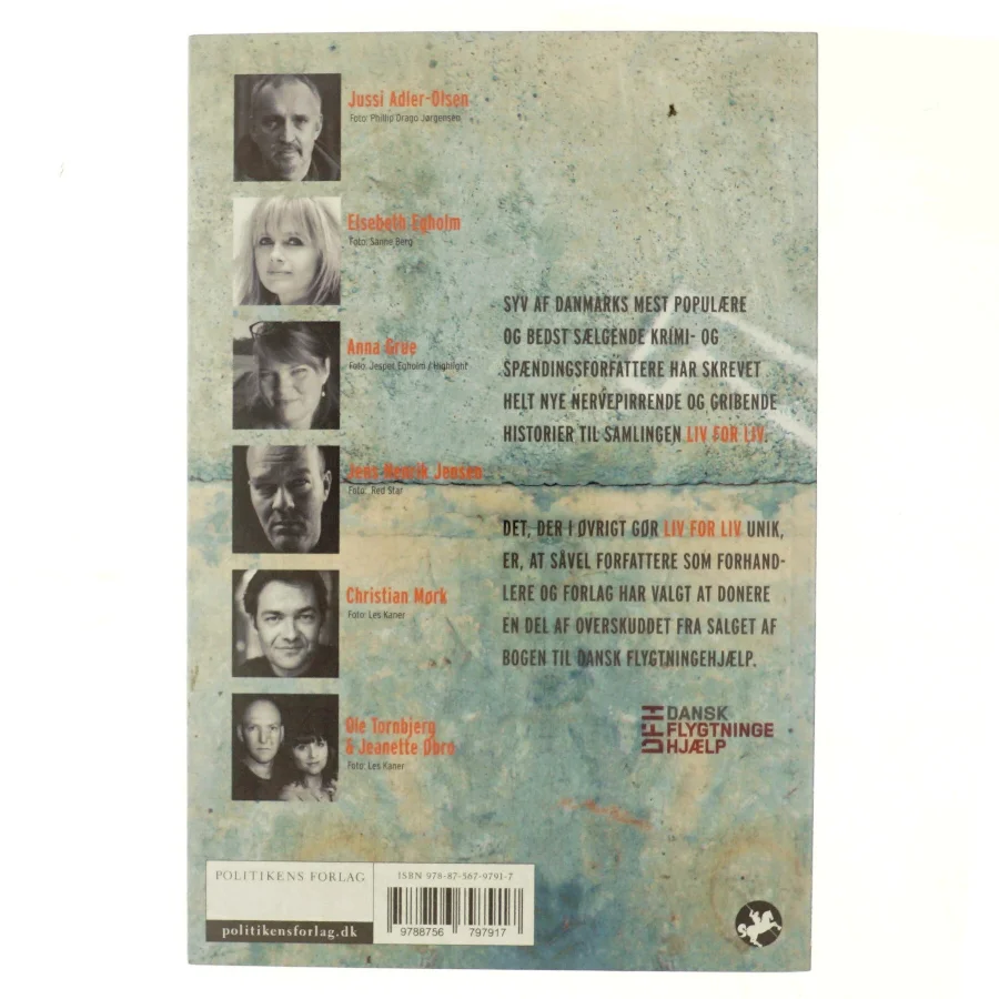 Liv for liv : krimi- og spændingshistorier af Jussi Adler-Olsen (Bog)