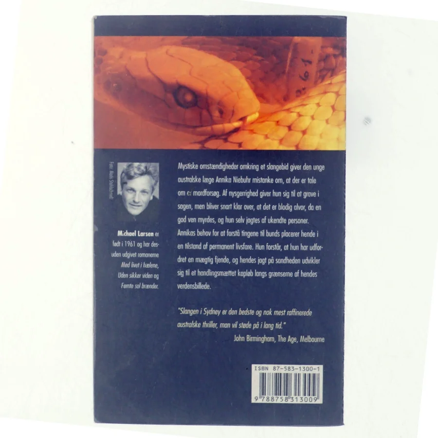 Slangen i Sydney : roman af Michael Larsen (f. 1961) (Bog)