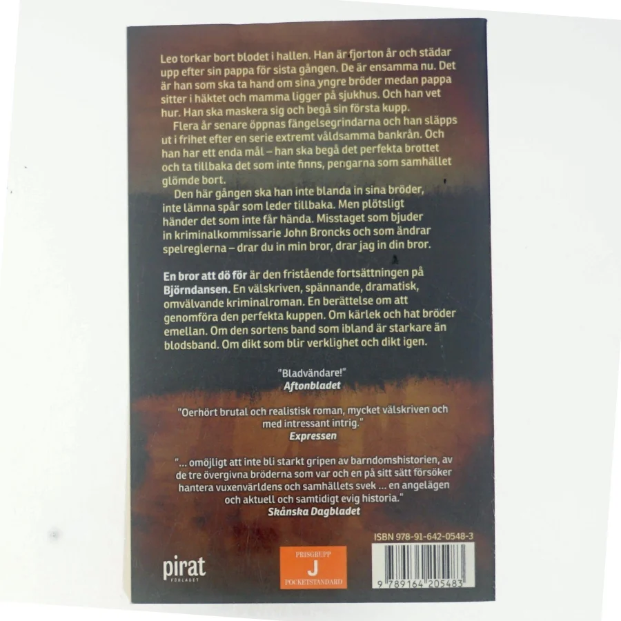 Roslund & Thunberg, en bror at dö för