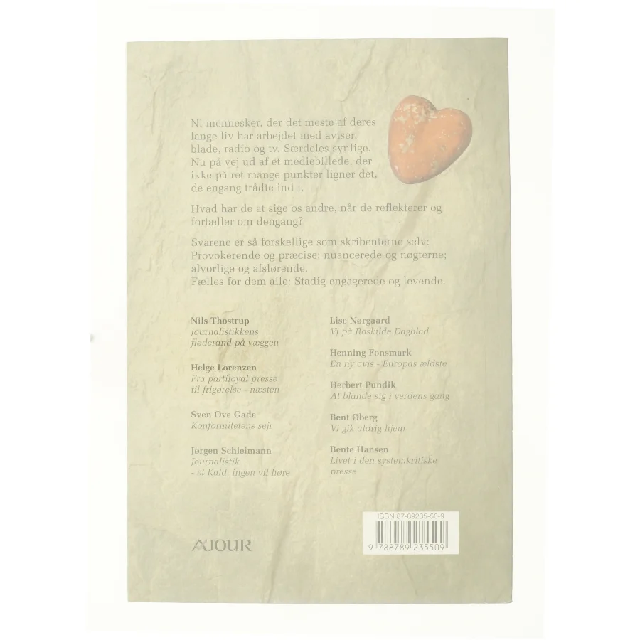 Mit journalistiske testamente (Bog)