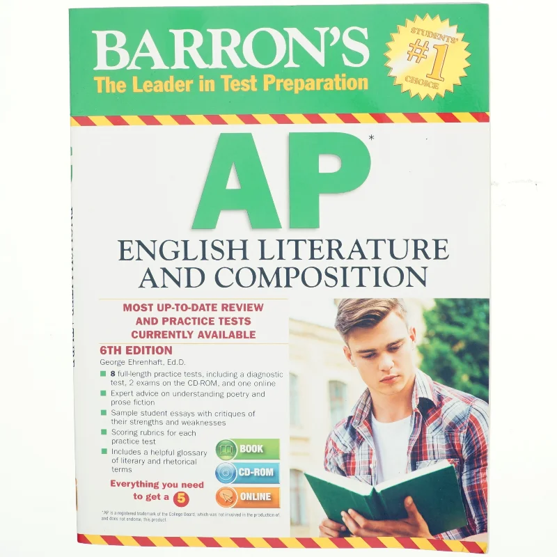 Barron's AP English Literature and Composition with CD-ROM af George Ehrenhaft (Bog)