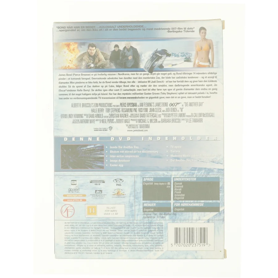 Agent 007 - Die Another Day fra DVD