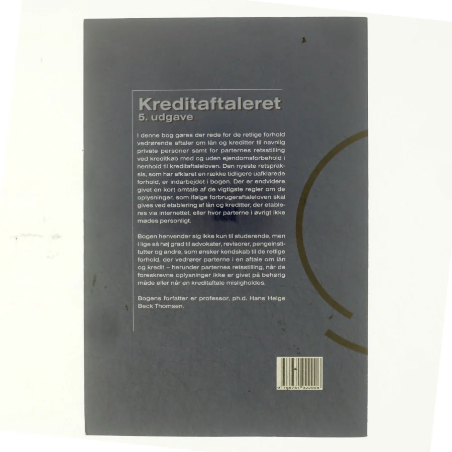 Kreditaftaleret af Hans Helge Beck Thomsen (Bog)