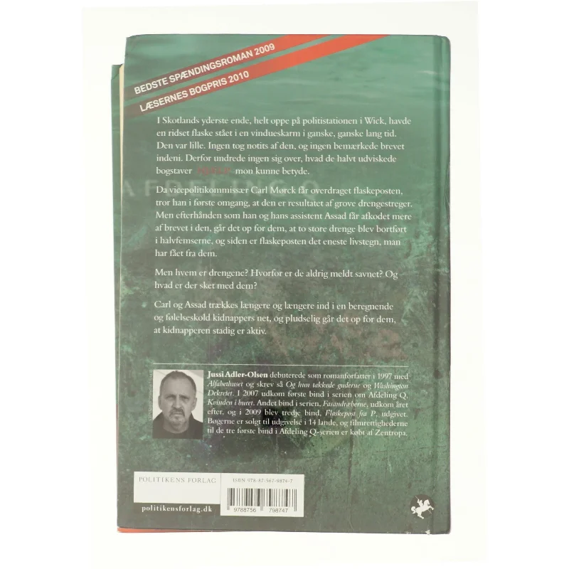 Flaskepost fra P af Jussi Adler-Olsen (Bog)