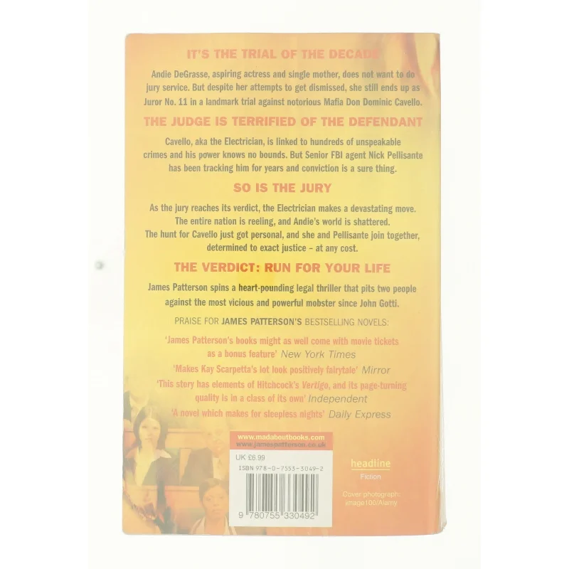 Judge and Jury by James, Gross, Andrew Patterson af James Patterson and Andrew Gross (Bog)