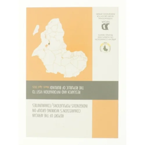 Repport of the african commissions working group on indigenous populations (bog)