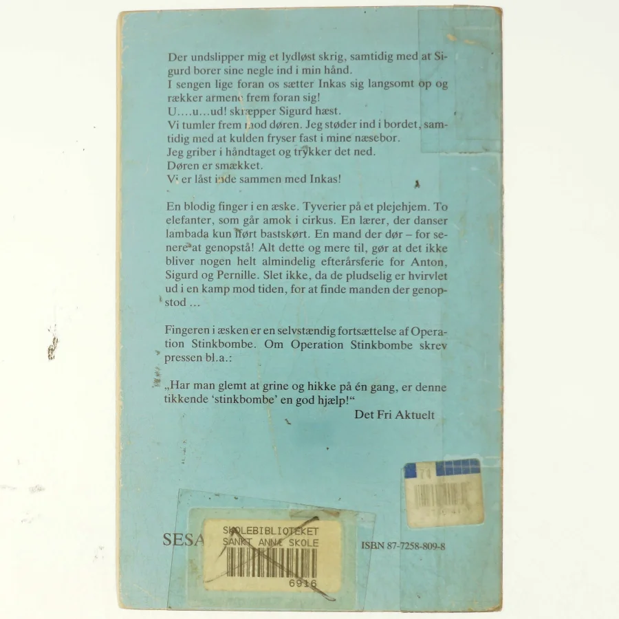 Fingeren i æsken af Jesper Holm