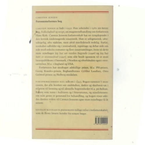 Forsømmelsernes bog af Carsten Jensen (f. 1952) (Bog)