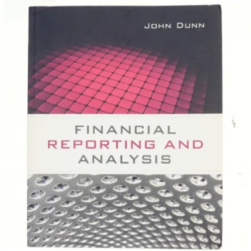Financial reporting and analysis (Bog)