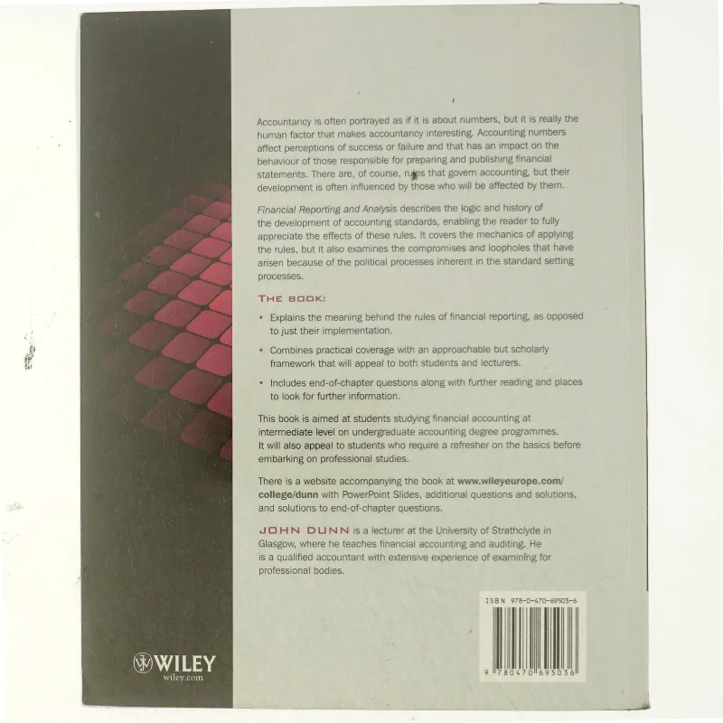 Financial reporting and analysis (Bog)