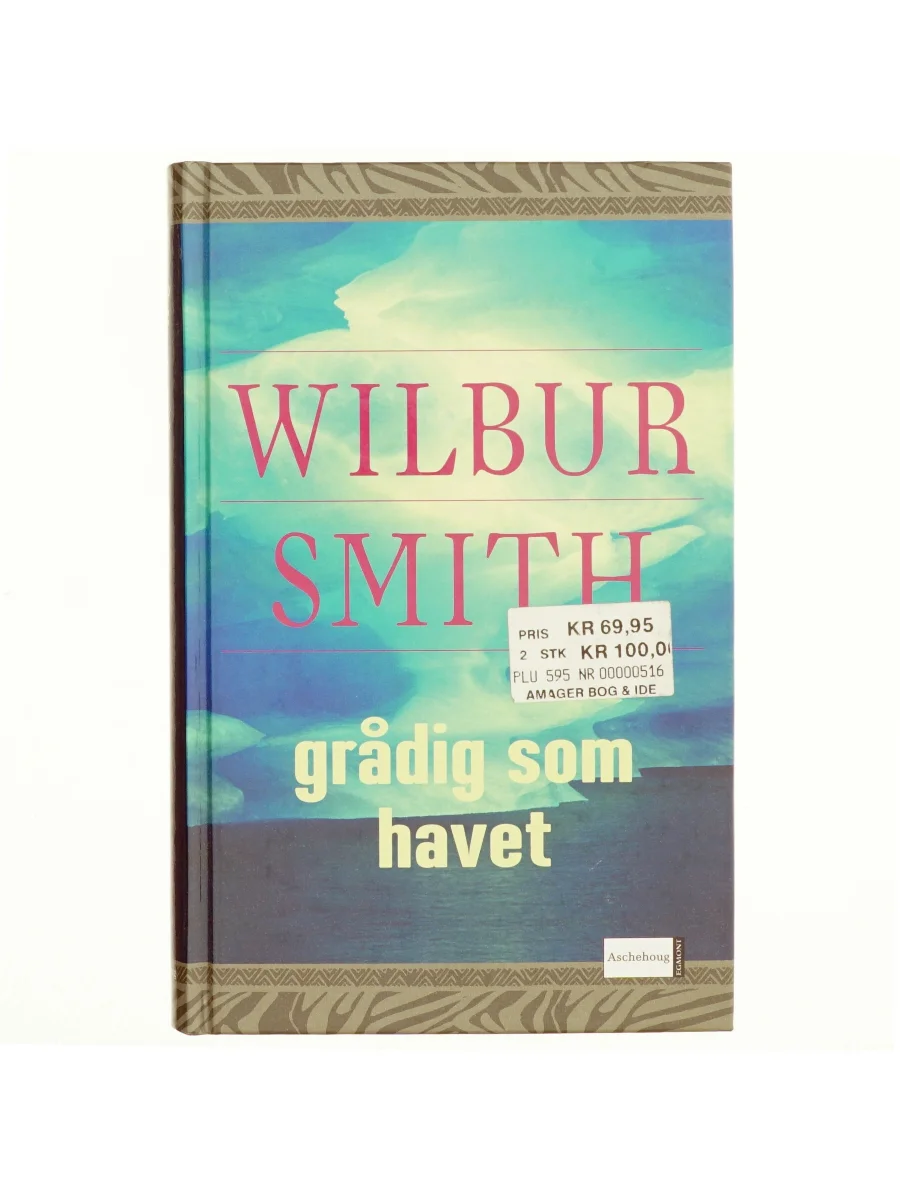 Forsiden af Grådig som havet (Hungry as the Sea) af Wilbur Smith