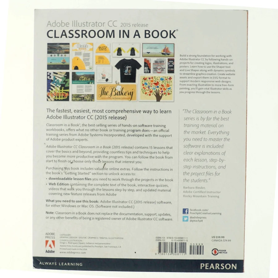 Adobe Illustrator CC - 2015 release af Brian Wood (Bog)