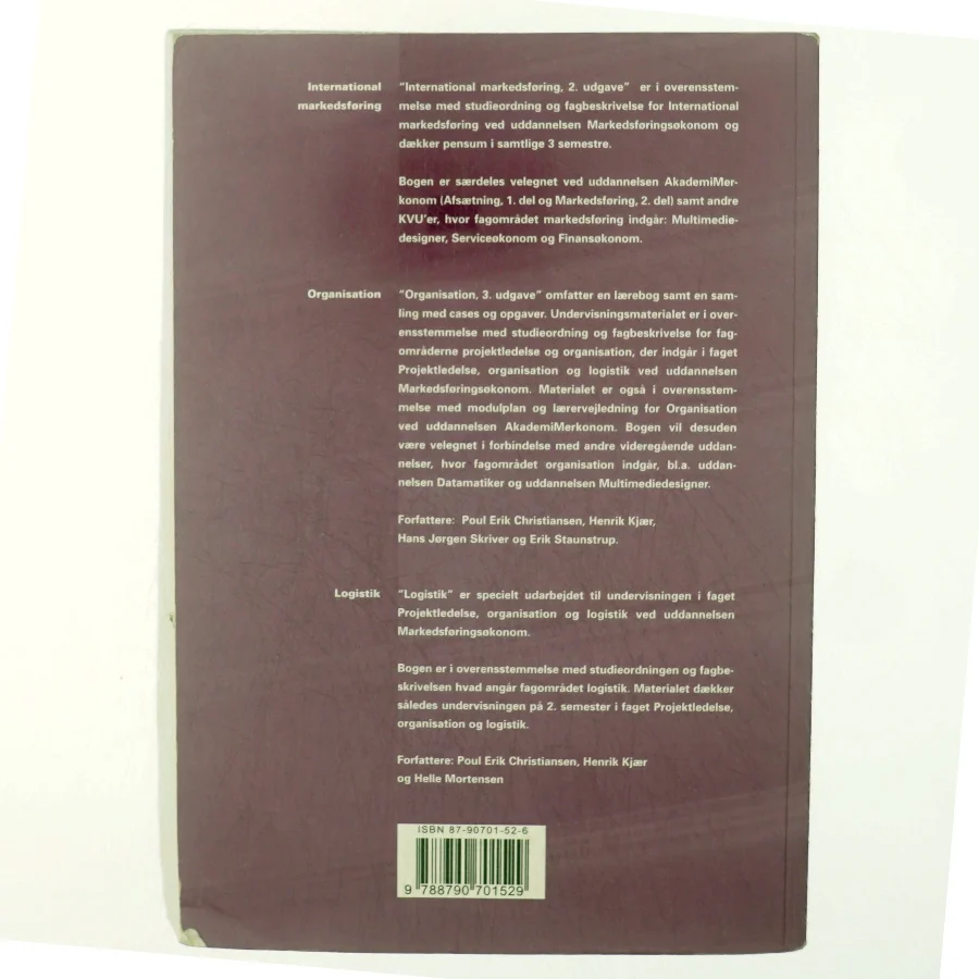 International markedsføring af Finn Rolighed Andersen (Bog)