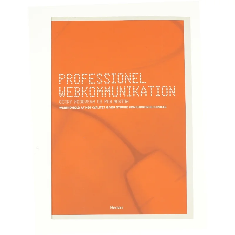 Professionel webkommunikation (Bog)