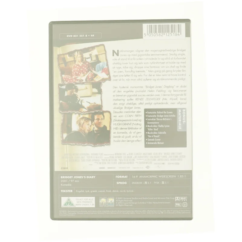 Bridget Jones' Dagbog fra DVD
