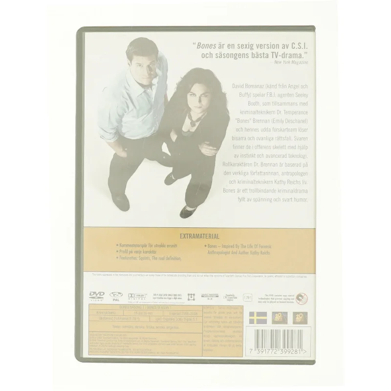Bones - sæson 1 (DVD)