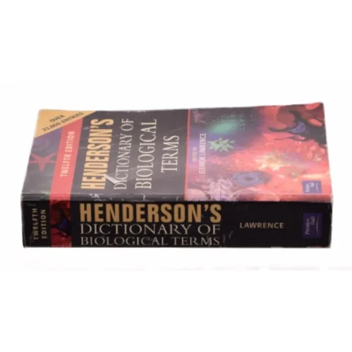 Henderson's Dictionary of Biological Terms af Eleanor, Henderson, I. F. Lawrence (Bog)