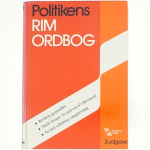 Politikens rimordbog af Karl Hårbøl (Bog)