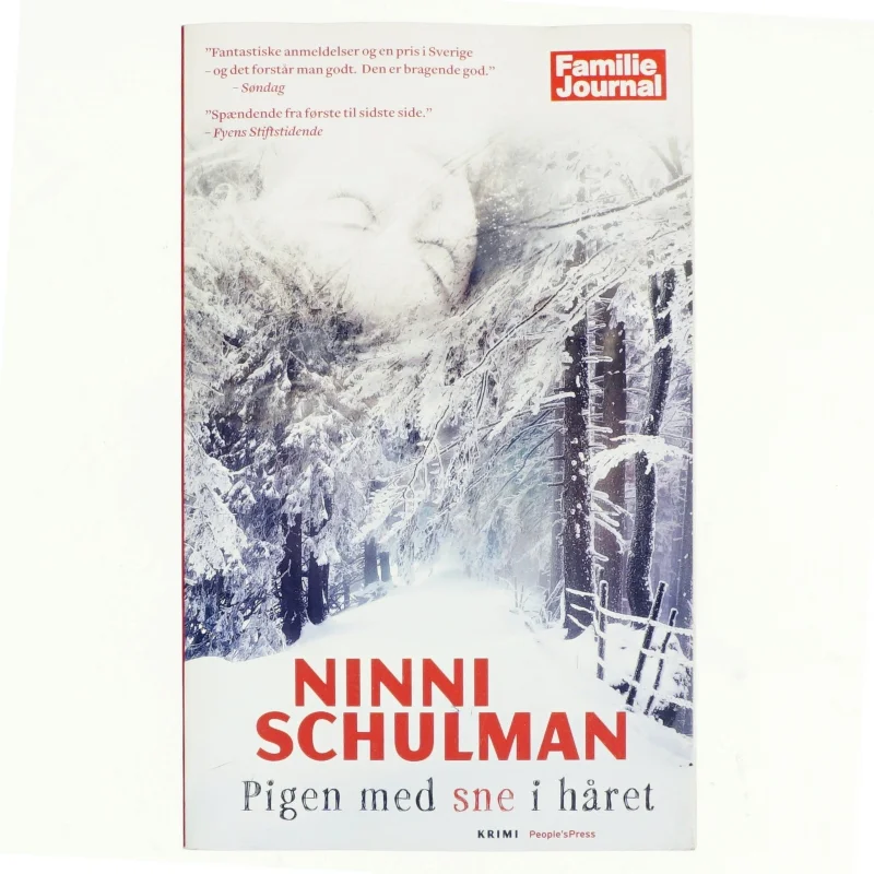 Pigen med sne i håret af Ninni Schulman (Bog)