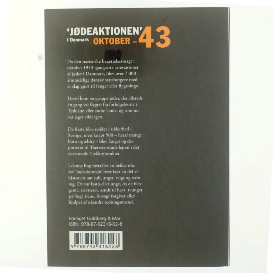Jødeaktionen i Danmark oktober 43 (Bog)