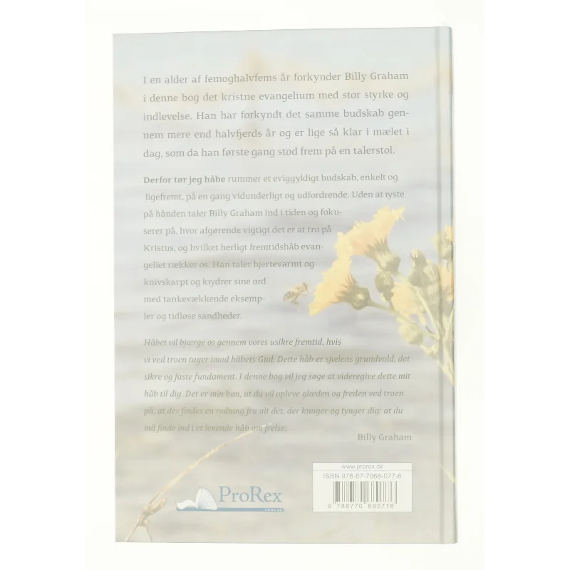 Derfor tør jeg håbe af Billy Graham (Bog)