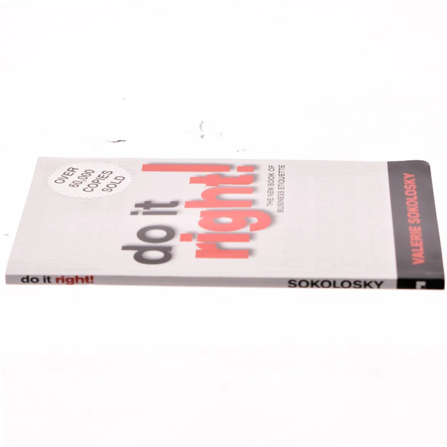 Do it Right! af Valerie Sokolosky (Bog)