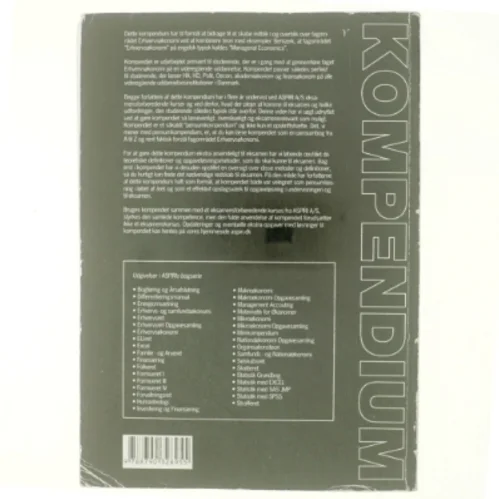 Kompendium i erhvervsøkonomi af Stephan van Rensburg (Bog)