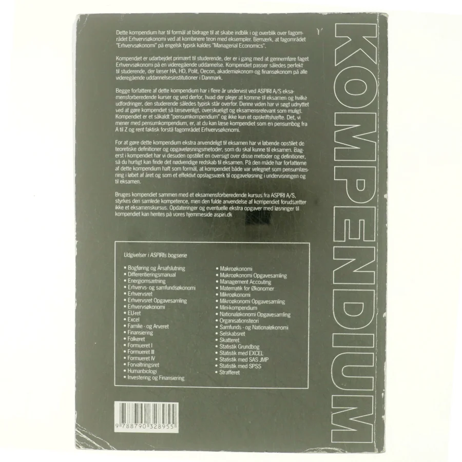 Kompendium i erhvervsøkonomi af Stephan van Rensburg (Bog)