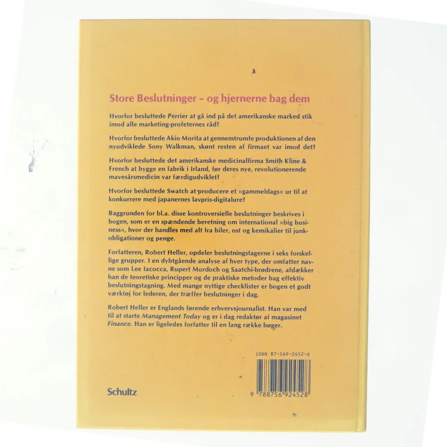 Store beslutninger af Robert Heller (Bog)