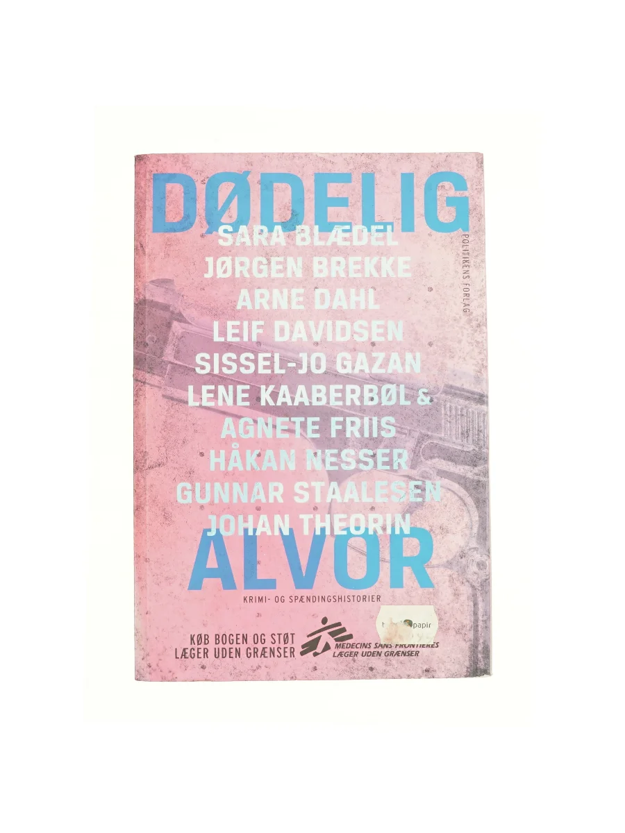 Forsiden af Dødelig alvor  fra Bog