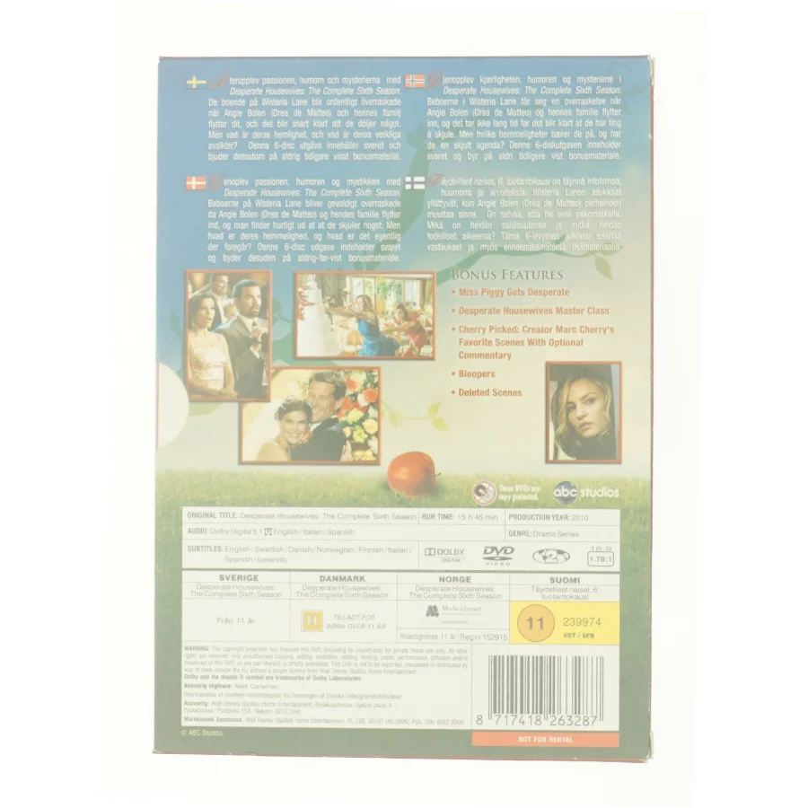 Desperate Housewives - Season 6 - DVD /tv Series /dvd fra DVD