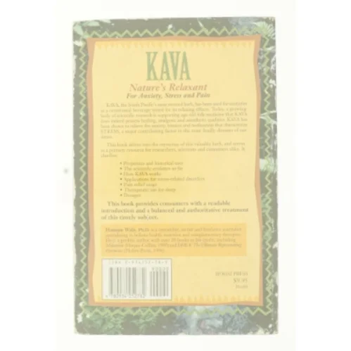 Kava Natures Relaxant for anxiety, stress and pain af Hasnain Walji (bog)