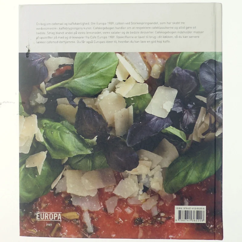Cafekogebogen : Europa 1989 af Jens Nørgaard (f. 1963-09-21) (Bog)