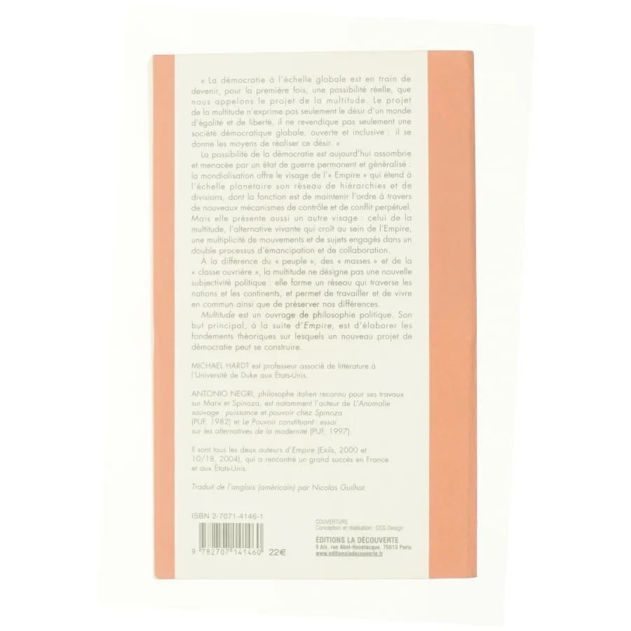 Multitude af Micheal Hardt og Antonio Negri (Bog)