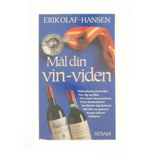 Mål din vin-viden af Erik Olaf-Hansen (bog)