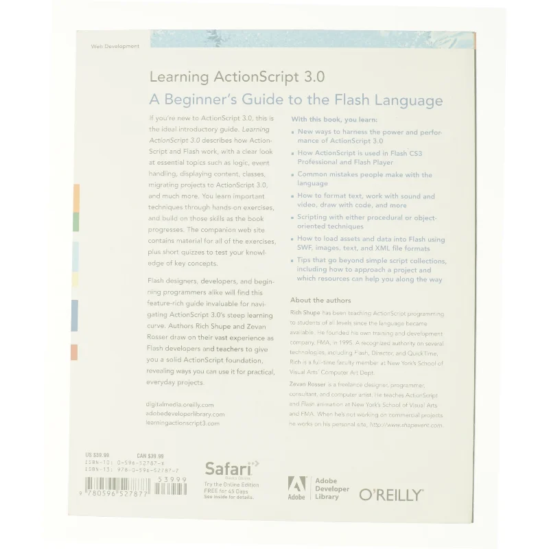 Learning ActionScript 3.0 - 1st Edition (eBook) af Rich Shupe (Bog)